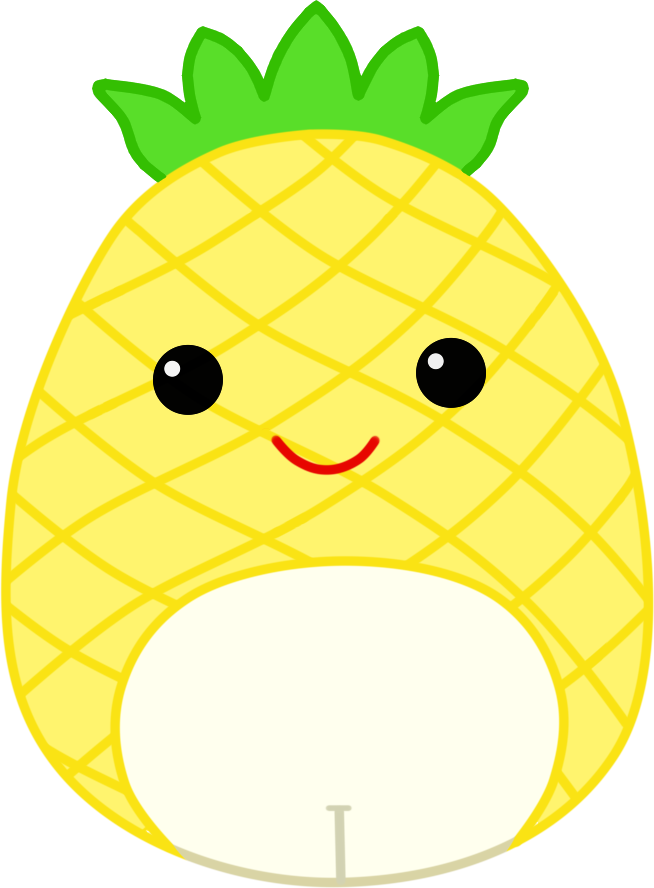 a pineapple Squishmallow plushie
