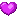 purple floating heart