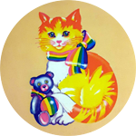 Lisa Frank sticker