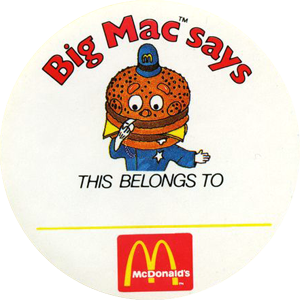 Big Mac sticker