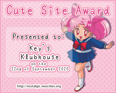 Cute Site Award from Nostalgic