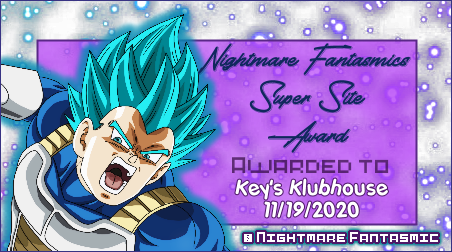 Super Site Award from Nightmare Fantastmic