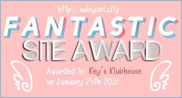 Fantastic Site Award from Sukiyaki City