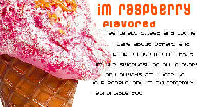 I'm Raspberry Ice Cream!