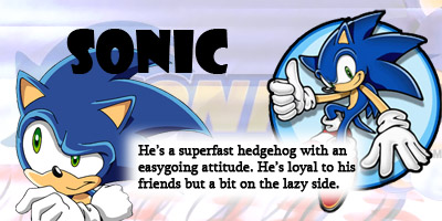 I'm Sonic the Hedgehog!