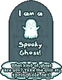 I'm a spooky ghost!