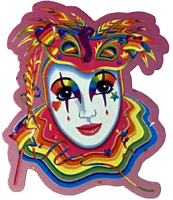 Lisa Frank: clown