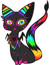 a neon-colored 'Pherni Cat'